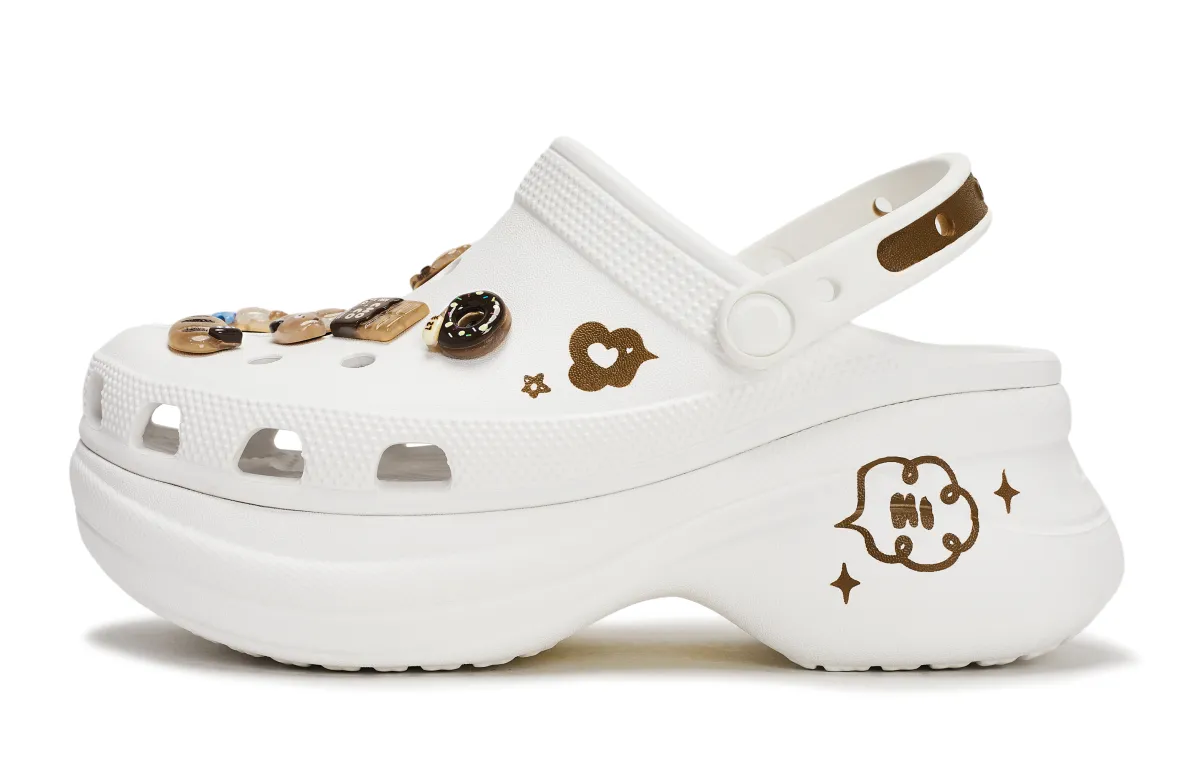 Crocs Bae Clog EVA Clogs Women's White Brown