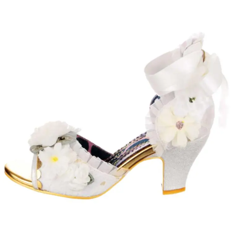 IRREGULAR CHOICE Pu One Strap Sandals Women's White