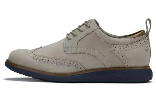 Clarks Casual Leather Shoes Men's Low Top Gray
