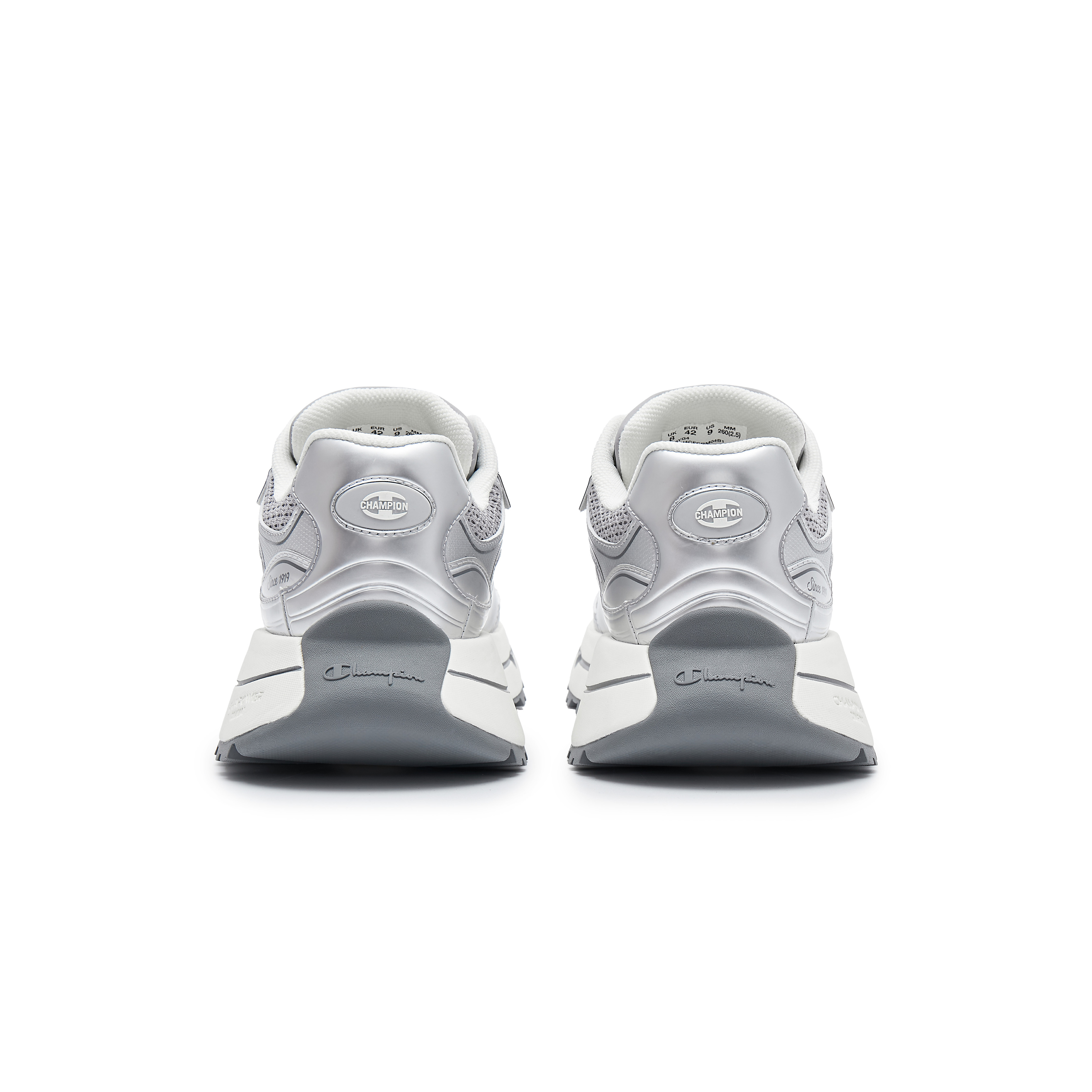 Champion Slip Resistant Low top Running Shoes Men’s Silver