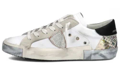 PHILIPPE MODEL Paris Prsx Python Mixage Low-top Sneakers