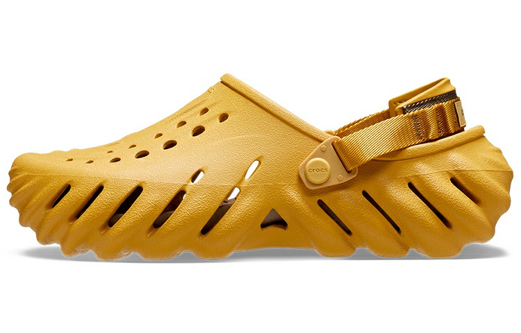 Crocs Crocs EVA round toe outer breathable clog shoes for men and women, desert yellow