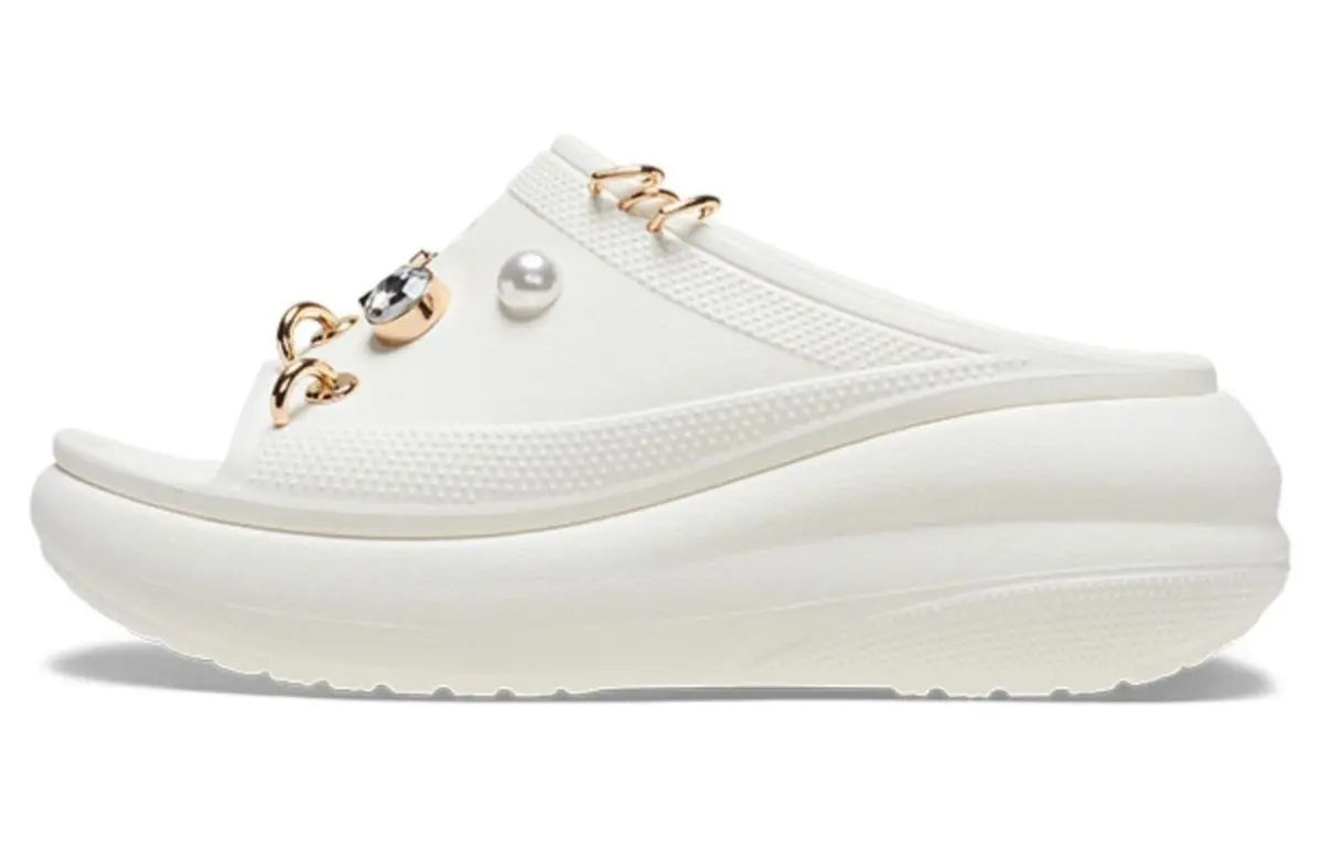 Crocs Slide Slippers Women's White