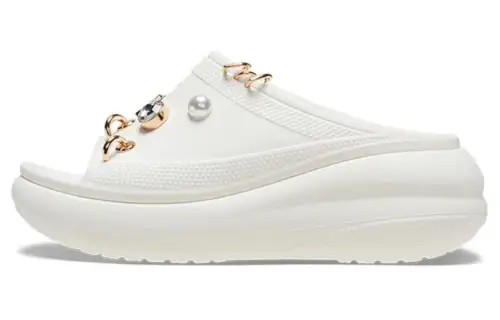 Crocs Slide Slippers Women's White