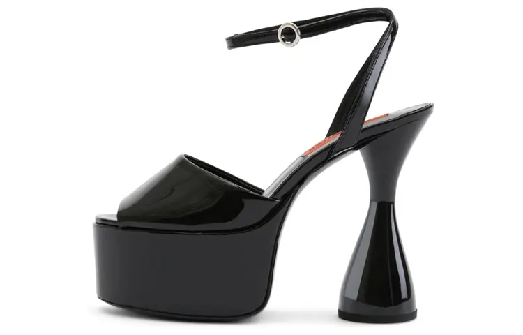 SIMON MILLER Polyester One Strap Sandals 13.5cm Women's Black