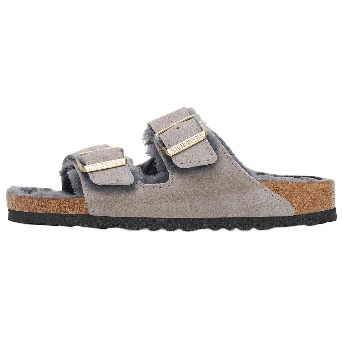 Женские шлепанцы Birkenstock (серые)