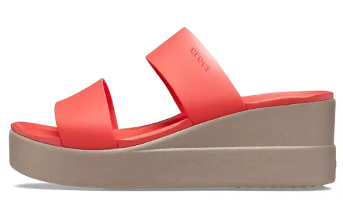 Crocs Slide Slippers Women's Red