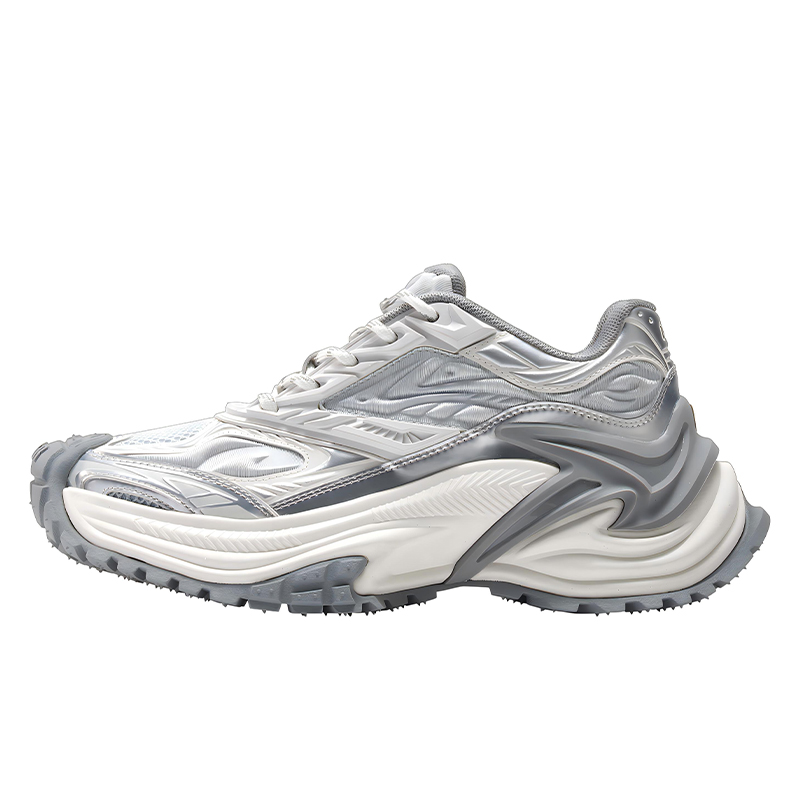 OGR Cobra Low top Running Shoes Unisex Beiya Silver