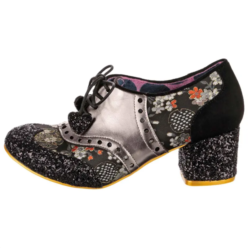 IRREGULAR CHOICE High Heels Women's Black Silver