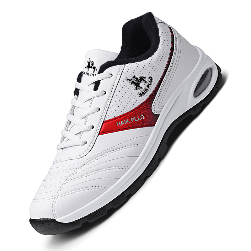 NAIKPLLO Fleece Lined, Fashion Casual Non Slip And Waterproof Thermal Low top Running Shoes Men’s