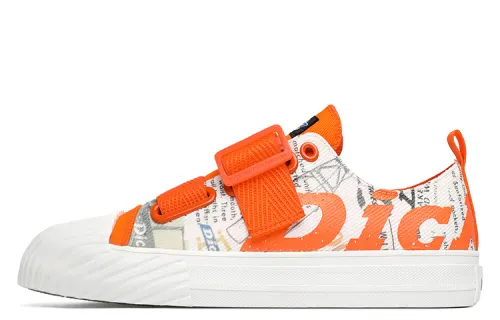 Dickies Canvas Shoes Unisex Low Top Orange