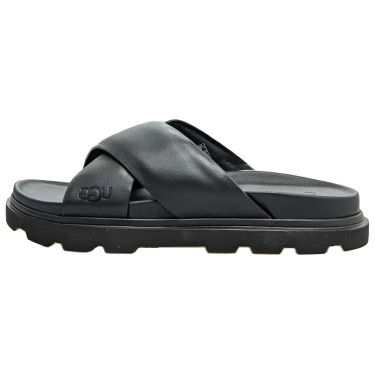 UGG Capitola Cross Slide Sandal Black