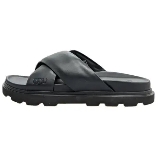 UGG Capitola Cross Slide Sandal Black