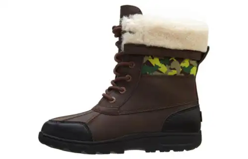 UGG Sheepskin Thermal Slip Resistant Short Snow Boots Women's Brown