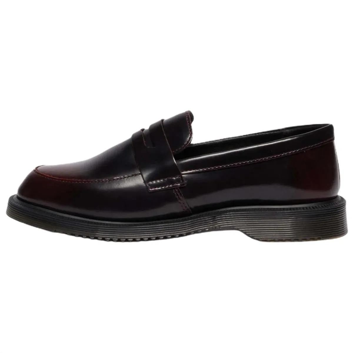Dr.Martens TEMARA Leather Loafers 2.5cm Women's Cherry Red