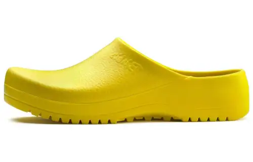 Birkenstock Closed Toe Slippers Unisex Yellow