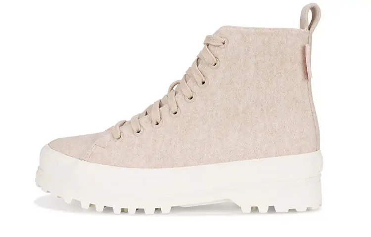 SUPERGA High top Casual Shoes Women's Beige