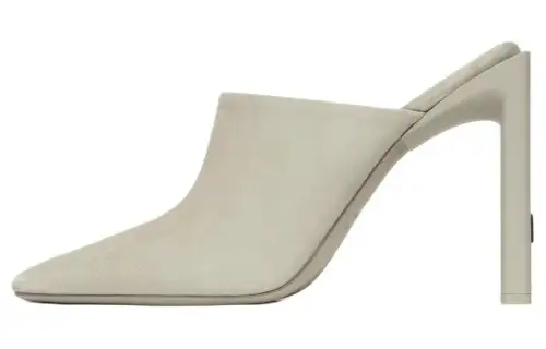 Fear Of God Closed Toe Slippers 10cm Women's Gray