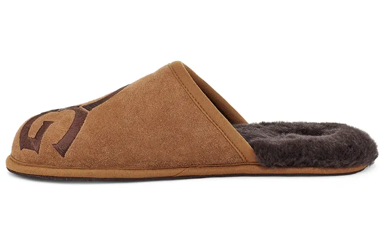 UGG Scuff Logo Slipper Chestnut Espresso
