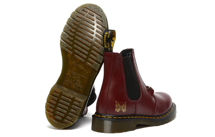 2976 Needles x 2976 Dr.Martens Snaffle Chelsea 'Cherry Red'