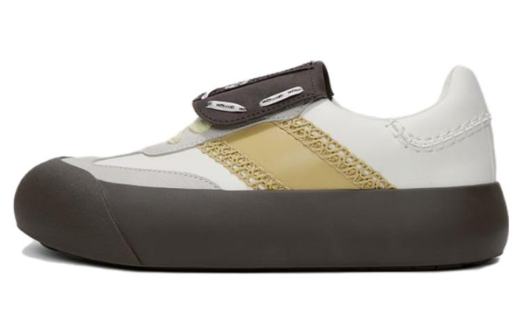 GOOD BAI DUM Low top Skateboard Shoes Unisex Beige Yellow