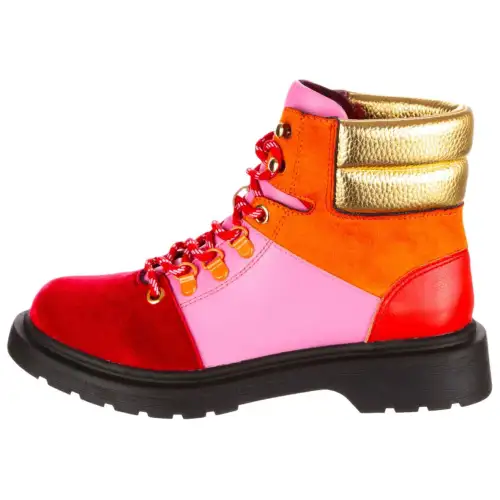 IRREGULAR CHOICE Short Combat Boots Women's Multicolor