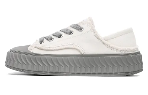 Dickies Low top Canvas Shoes Women's Beige Gray