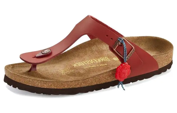 Birkenstock Gizeh Flip Flops Women's Red Regular