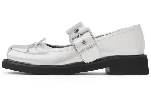 CHARLES&KEITH Small Ck Pu Platform Mary Jane Shoes 3.5cm Women's
