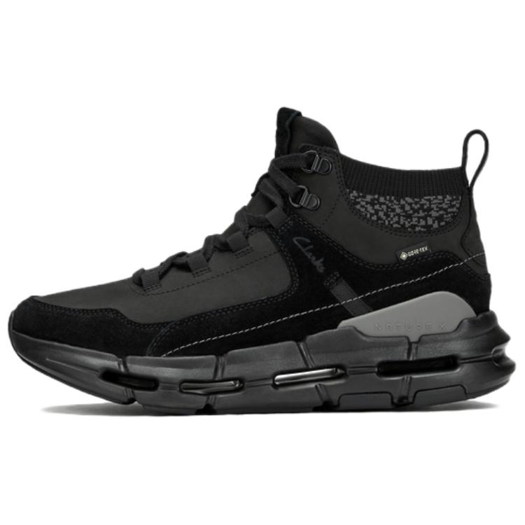 Clarks Cushioning Abrasion Resistant Cushioning, Wear Resistant High top Mountaineering Shoes Men’s Black