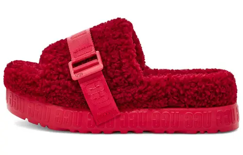UGG Fluffita Slide Ribbon Red Women's