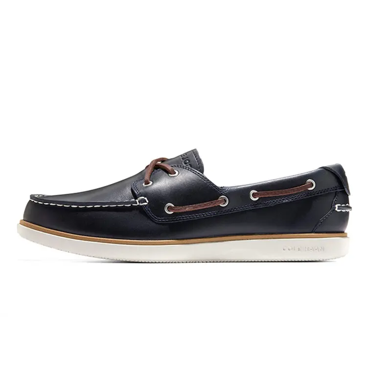 COLE HAAN Cow Leather Casual Shoes Men's Blue