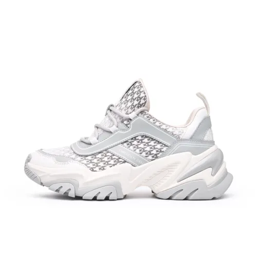 Chrisdien Deny Cow Leather, Textile Low top Chunky Sneakers Women's