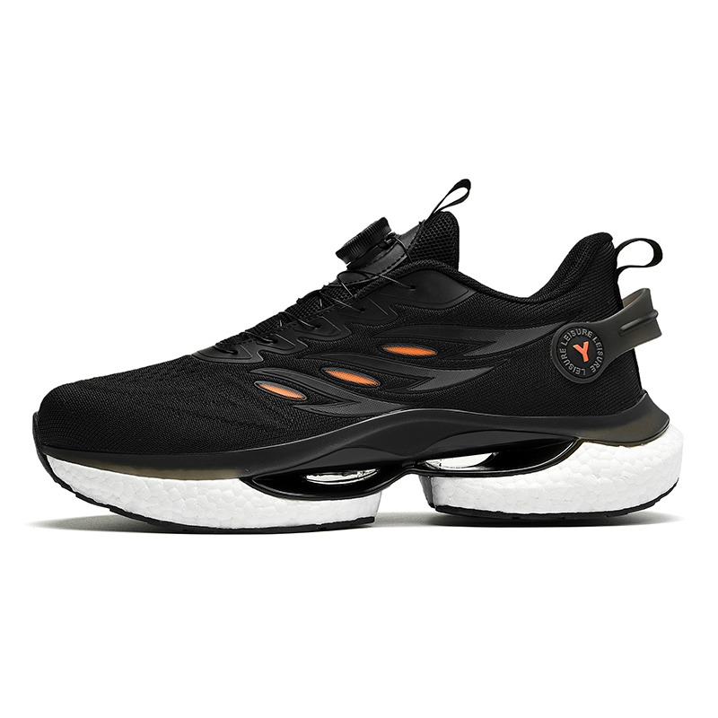 TOMAY Fabric Slip Resistant, Abrasion Resistant, Height Increasing Low top Running Shoes Men’s