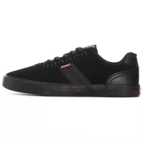 Levis Slip Resistant Cushioning Abrasion Resistant Low top Skateboard Shoes Men's Black