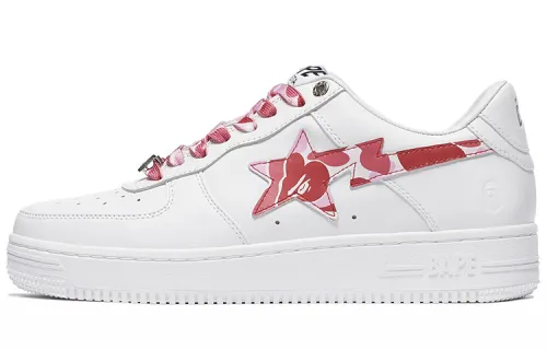 A BATHING APE Bape Sta Low White ABC Camo Pink 2021