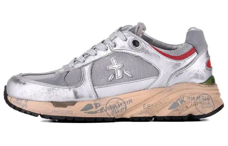 PREMIATA Low top Casual Shoes Women's Silver