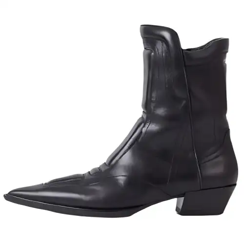 VAGABOND SHOEMAKERS Leather Ankle Boots 4cm Women's Black