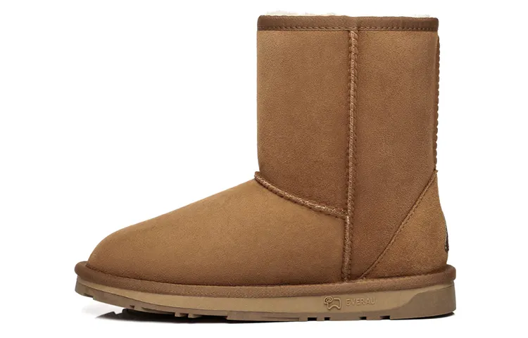 EVERAU Snow Boots Unisex Chestnut