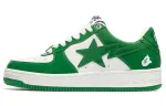 A BATHING APE Bape Sta Patent Leather Green White