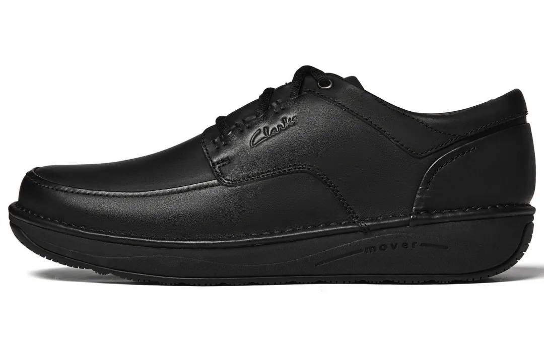 Clarks Cow Leather Casual Shoes Men's Black