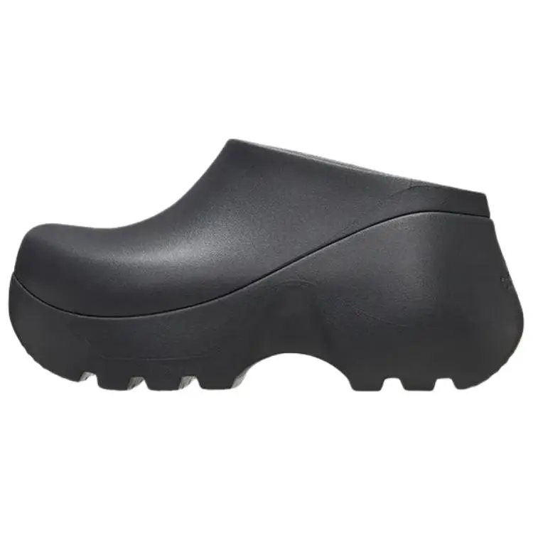 Crocs EVA Abrasion Resistant Closed Toe Slippers Unisex Black Sand Gray