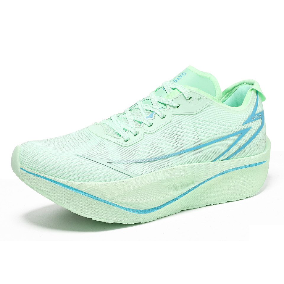GATELESS Low Top Running Shoes Unisex Ice Emerald Green