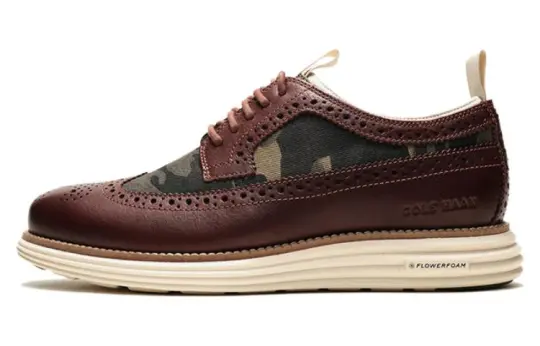 COLE HAAN Cow Leather Casual Leather Shoes Men's Coffee