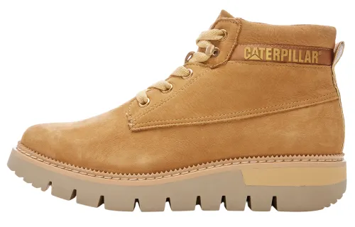 CAT PASTIME Collection Leather Outdoor Boots Women's Dark Khaki