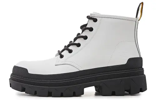 CAT Combat Boots Unisex White/Black