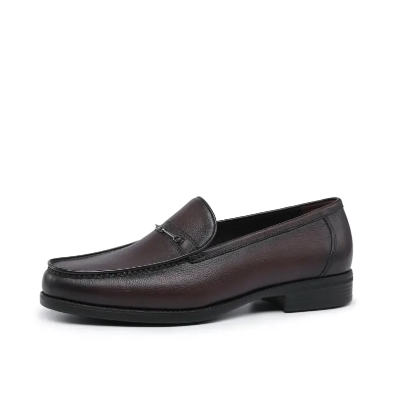 Chrisdien Deny Top Grain Cow Leather Casual Shoes Men's Dark Brown