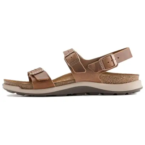 Birkenstock Sonora Leather Beach Sandals Women's Brown Narrow
