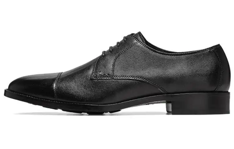 COLE HAAN Top Grain Cow Leather Dress Shoes Men's Black