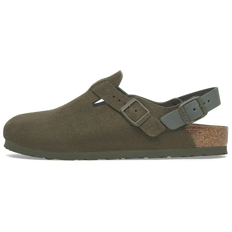 Birkenstock Tokio buckled backless clogs